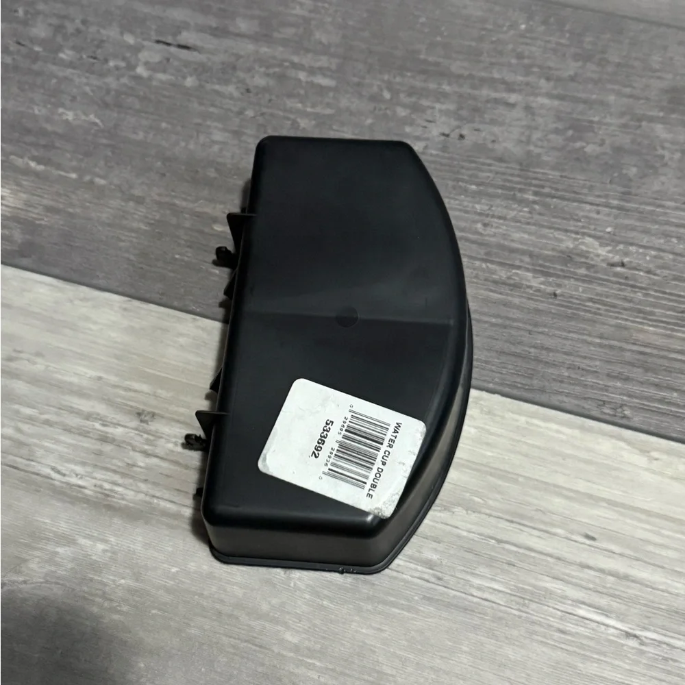 Black Plastic Divider Tray for pet crate